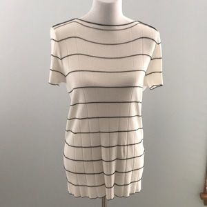 Armani white short-sleeved top